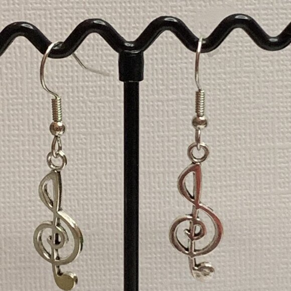 Music Earring, Music Note, Singing Earring, Gift Idea, Teacher Earring, Music - Picture 6 of 7
